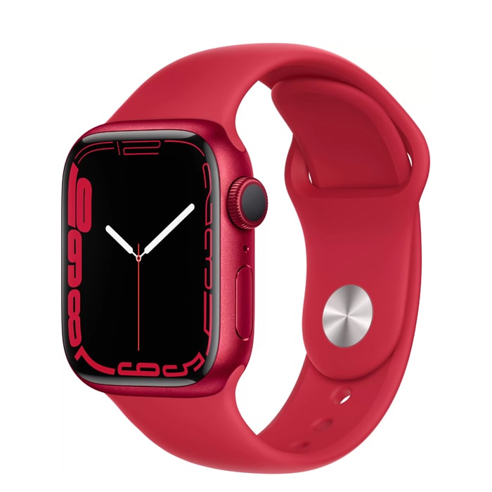 Apple Watch Series 7 41mm Aluminum Case with Sport Band (PRODUCT) Red (Красный) - фото 0
