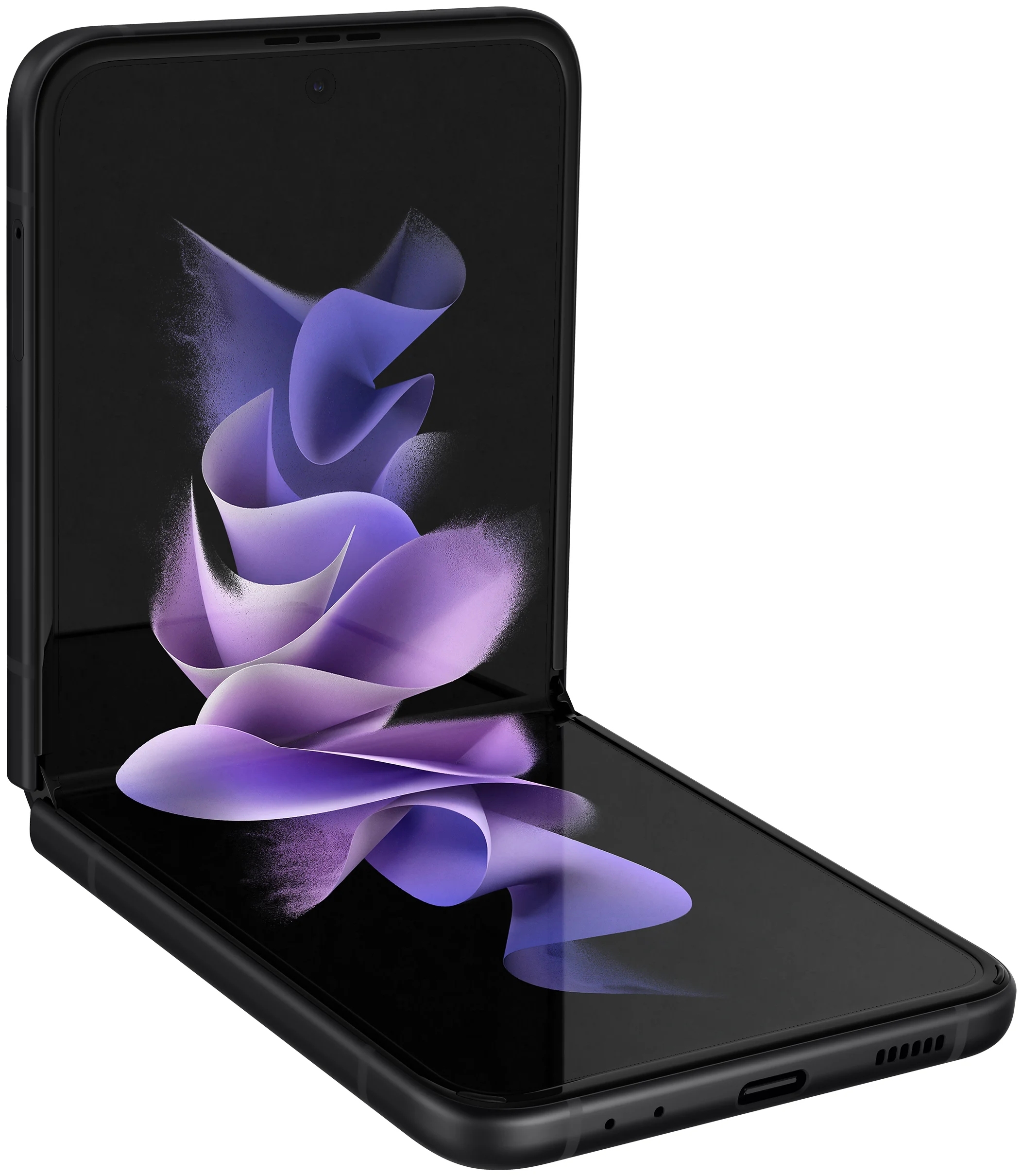 Смартфон Samsung Galaxy Z Flip3 128GB, черный - фото