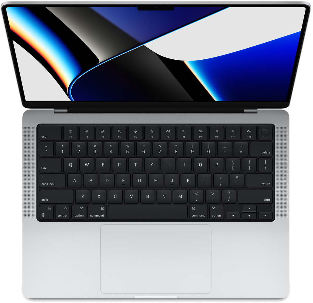 Apple MacBook Pro 14" MKGT3 (M1 Pro 10C CPU, 16C GPU, 2021) 16 ГБ, 1 ТБ SSD, Silver/Серебристый - фото 1