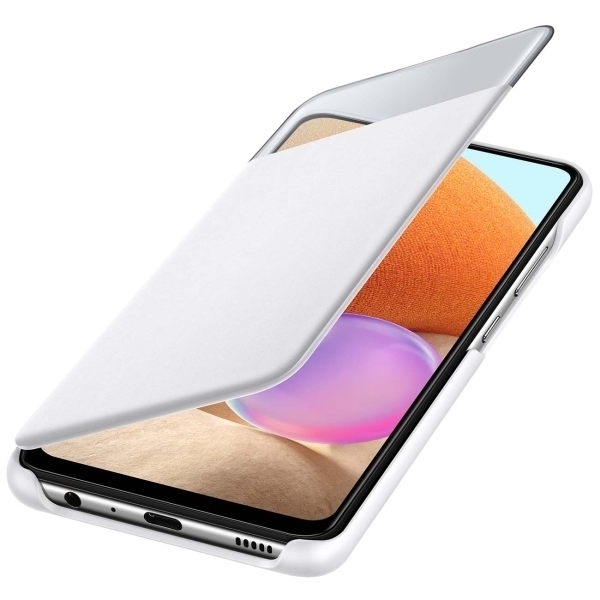 Чехол Samsung Smart S View Wallet Cover для Samsung Galaxy A32 (2021) EF-EA325PWEGRU, Белый - фото 3