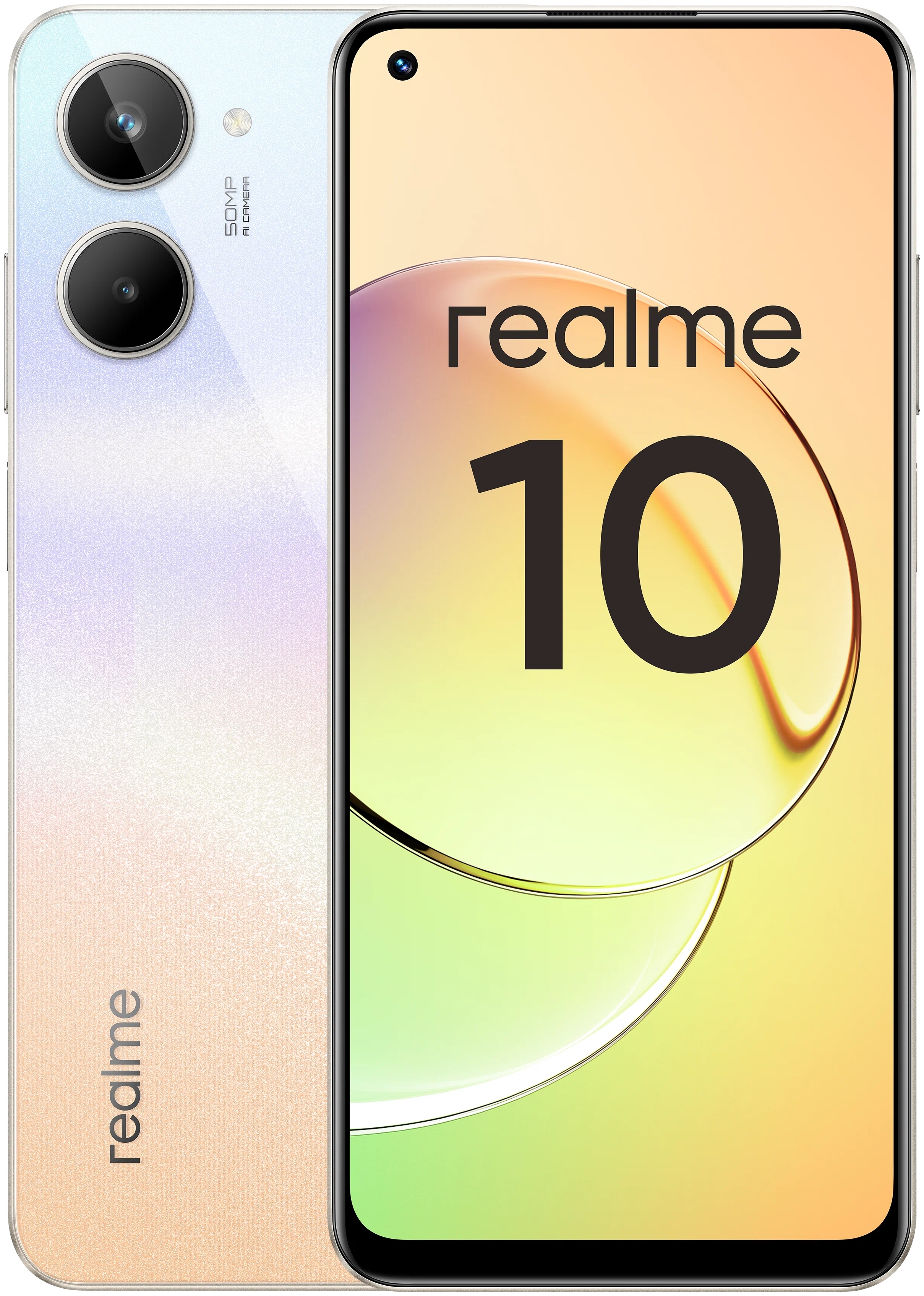 Смартфон realme 10 8/128 ГБ, белый - фото