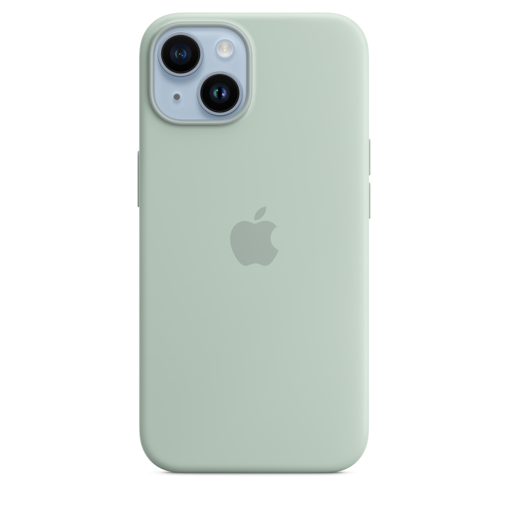 Силиконовый чехол MagSafe для iPhone 14 - Succulent (MPT13ZM/A) - фото