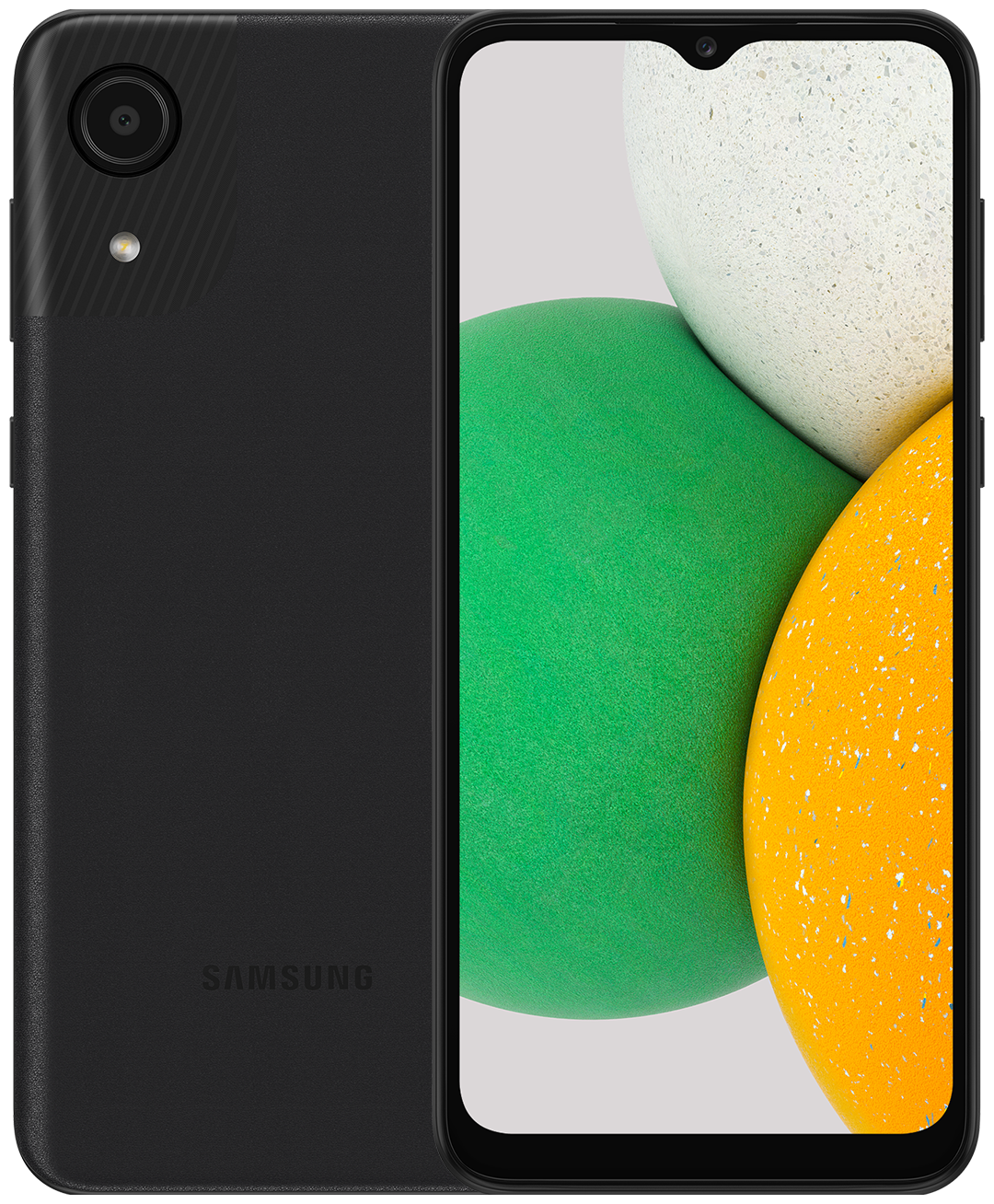 Смартфон Samsung Galaxy A03 Core 2/32 ГБ, черный - фото