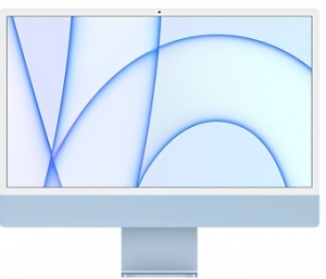 Apple iMac 24" (MGPL3) Retina 4,5K // Чип Apple M1 8-Core CPU, 8-Core GPU // 8 ГБ, 512 ГБ, Синий цвет (2021) - фото 2