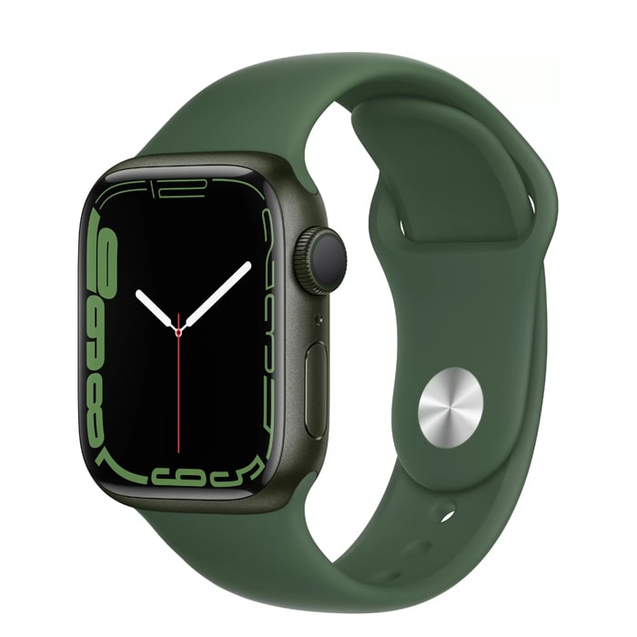 Apple Watch Series 7 41mm Aluminum Case with Sport Band Green (Зеленый клевер) - фото 0