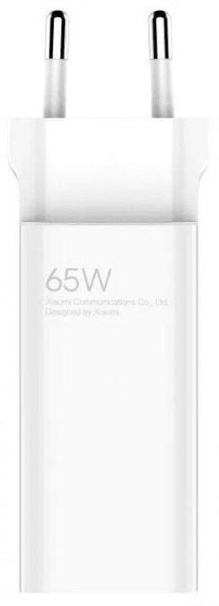 Сетевое зарядное устройство Xiaomi 65W GaN Charger (Type-A + Type-C) BHR5515GL, белый - фото 0