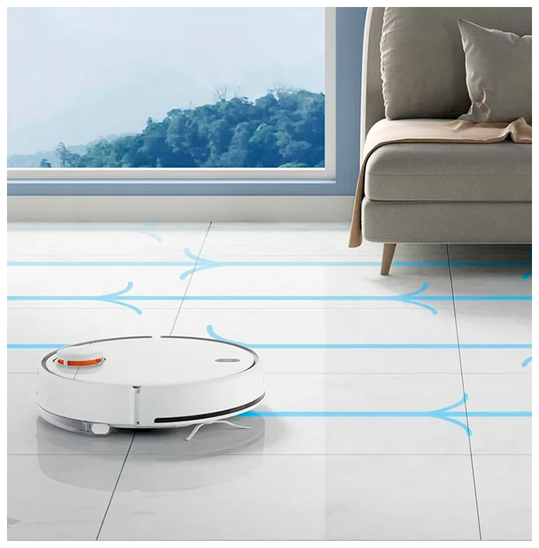 Робот-пылесос Xiaomi Mijia Robot Vacuum-Mop 2, white - фото 2