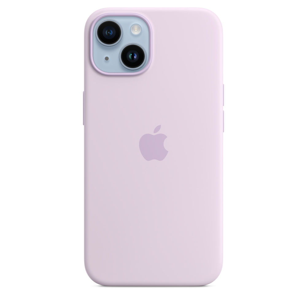 Силиконовый чехол MagSafe для iPhone 14 - Lilac (MPRY3ZM/A) - фото