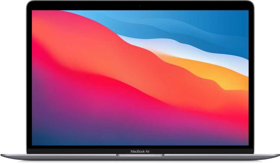 Apple MacBook Air (M1, 2020) 13,3" 16Gb, SSD 256Гб, Z1240004P, серый космос - фото