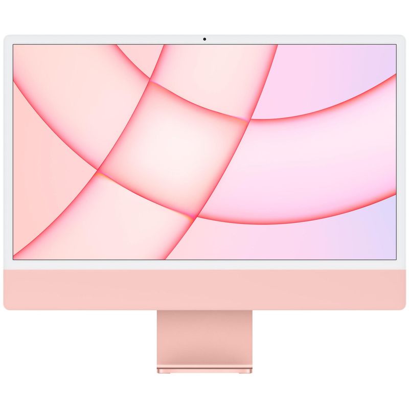 Apple iMac 24" (MGPM3) Retina 4,5K // Чип Apple M1 8-Core CPU, 8-Core GPU // 8 ГБ, 256 ГБ, Розовый цвет (2021) - фото