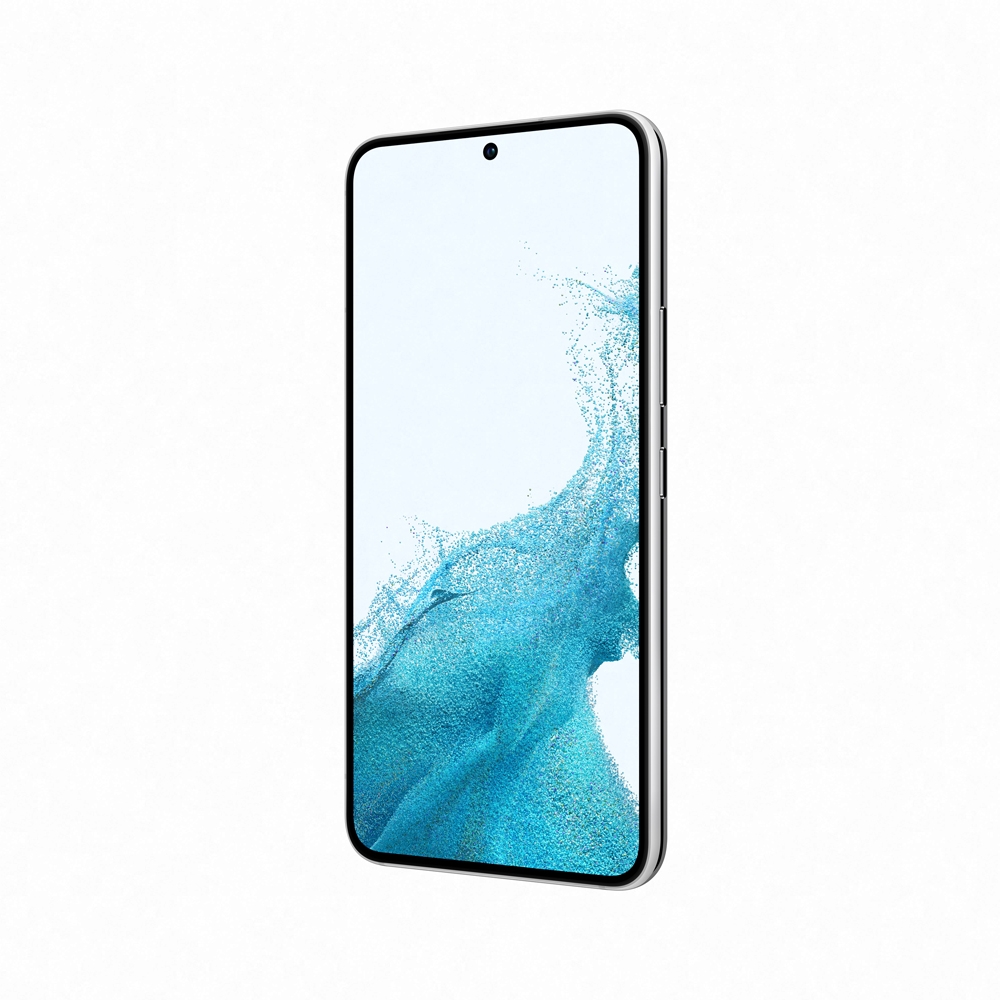 Смартфон Samsung Galaxy S22 8/256 ГБ, белый Snapdragon - фото 1