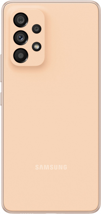 Смартфон Samsung Galaxy A53 5G 6/128 ГБ, персиковый - фото 1