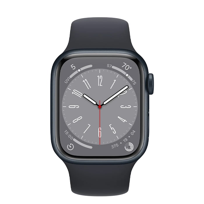 Watch Series 8 41mm Aluminum Case with Sport Band Midnight