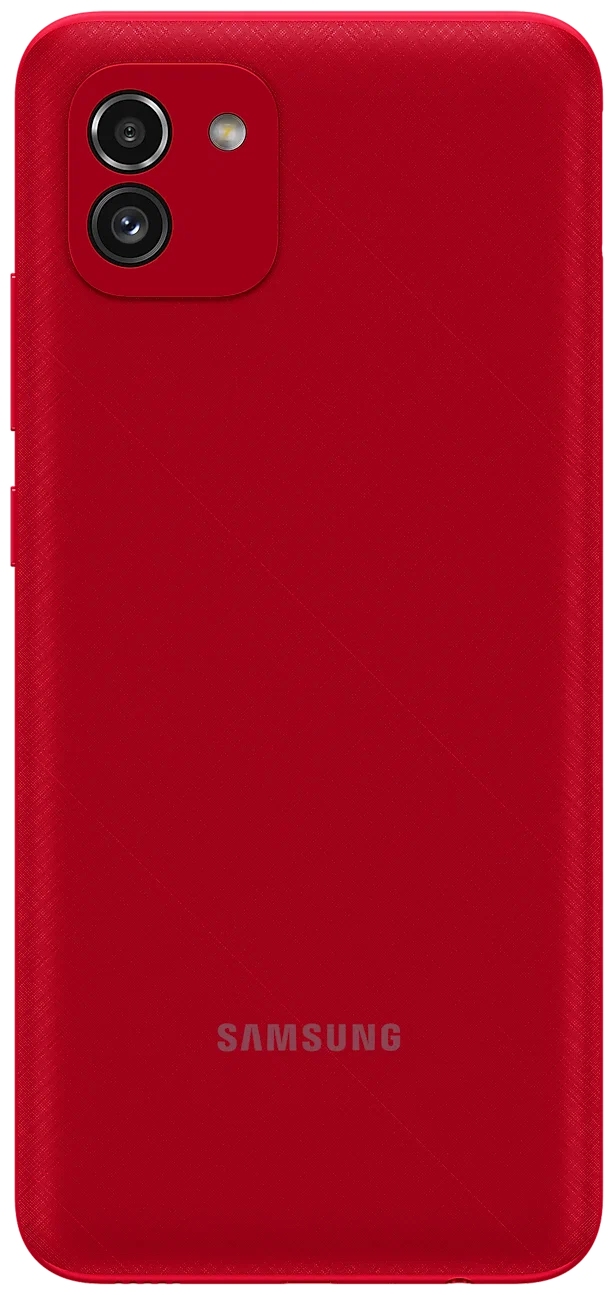 Смартфон Samsung Galaxy A03 4/64 ГБ, красный - фото 1