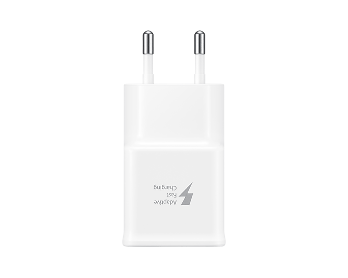 Samsung Сетевое зарядное устройство EP-TA20EWECGRU + кабель USB Type-C, белый - фото 0