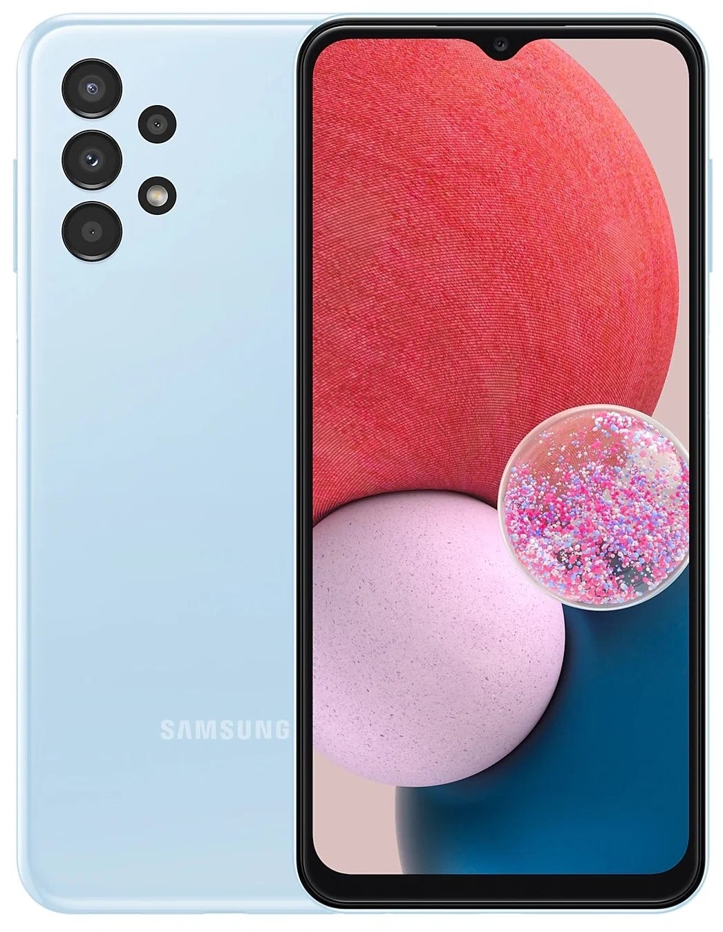 Смартфон Samsung Galaxy A13 3/32 ГБ, голубой - фото