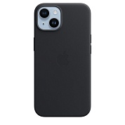 Apple Кожаный чехол MagSafe для iPhone 14 - Midnight (MPP43ZM/A) 