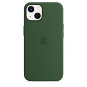 Apple Силиконовый чехол MagSafe для iPhone 13, цвет «зелёный клевер» 