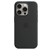 Apple Чехол Apple iPhone 15 Pro Silicone Case с MagSafe, Black (MT1A3) 