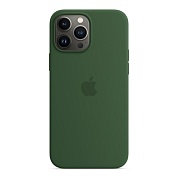 Apple Силиконовый чехол MagSafe для iPhone 13 Pro Max, цвет «зелёный клевер» MM2P3ZE/A 