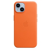 Apple Кожаный чехол MagSafe для iPhone 14 - Orange (MPP83ZM/A) 