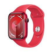 Apple Watch Series 9 41mm Red Aluminum Case with Sport Band, Red