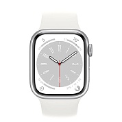 Apple Watch Series 8 41mm Aluminum Case with Sport Band Silver (Серебристый / Белый)
