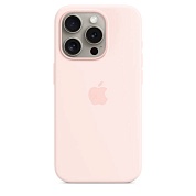 Apple Чехол Apple iPhone 15 Pro Silicone Case с MagSafe, Light Pink (MT1F3) 