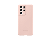 Чехол Samsung Silicone Cover для Galaxy S21 Ultra, розовый (EF-PG998TPEGRU)