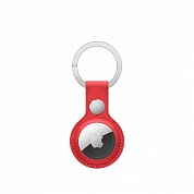 Кожаный брелок для AirTag с кольцом для ключей, (PRODUCT)RED (MK103ZM)