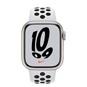 Смарт-часы Смарт-часы Apple Watch Nike Series 7 45mm, корпус из алюминия цвета «сияющая звезда», спортивный ремешок Nike