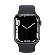 Apple Watch Series 7 41mm Aluminum Case with Sport Band Midnight (Темная ночь)