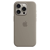 Apple Чехол Apple iPhone 15 Pro Silicone Case с MagSafe, Clay (MT1E3) 