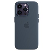 Apple Силиконовый чехол MagSafe для iPhone 14 Pro - Storm Blue (MPTF3) 
