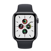 Apple Watch SE (2021) 44mm Aluminum Case with Sport Band Space Gray (Черный / Серый космос)