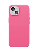 Apple Чехол защитный “vlp” Aster Case с MagSafe для iPhone 15, ярко-розовый 