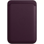 Apple iPhone Leather Wallet with MagSafe - Dark Cherry MM0T3ZE 