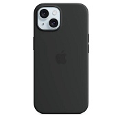 Apple Чехол Apple iPhone 15 Silicone Case с MagSafe, Black (MT0J3) 