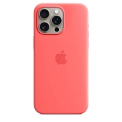 Apple Чехол Apple iPhone 15 Pro Max Silicone Case с MagSafe, Guava (MT1V3) 