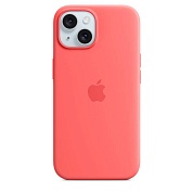 Apple Чехол Apple iPhone 15 Silicone Case с MagSafe, Guava (MT0V3) 