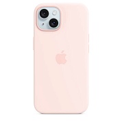 Apple Чехол Apple iPhone 15 Silicone Case с MagSafe, Light Pink (MT0U3) 