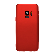 Чехол Deppa Case Silk для Samsung S9 (красный металлик)