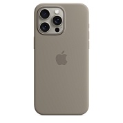 Apple Чехол Apple iPhone 15 Pro Max Silicone Case с MagSafe, Clay (MT1Q3) 