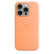 Apple Чехол Apple iPhone 15 Pro Silicone Case с MagSafe, Orange Sorbet (MT1H3) 